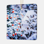 Ornement En Céramique Christmas Idyll éblouissant (Gauche)