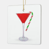 Ornement En Céramique Christmas Martini Cocktail (Gauche)