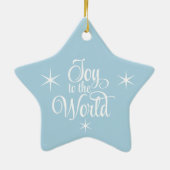 Ornement En Céramique Christmas Ornament Joy to the World (Dos)
