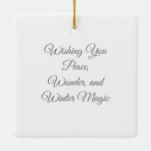 Ornement En Céramique Christmas Tree with Deer   (Dos)