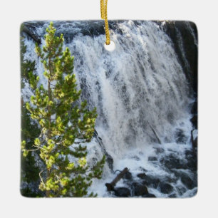Ornement En Céramique Chute d'eau de Yellowstone