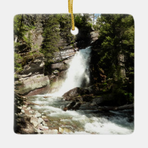 Ornement En Céramique Chutes Baring dans le parc national de Glacier