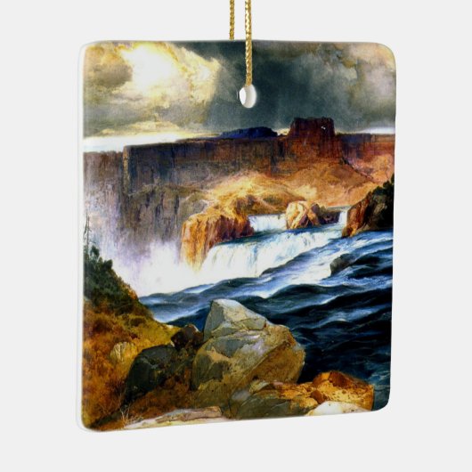 Ornement En Céramique Chutes Shoshone, Rivière Snake, Idaho (Droite)