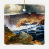 Ornement En Céramique Chutes Shoshone, Rivière Snake, Idaho (Dos)