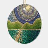 Ornement En Céramique Ciel majestueux (Gauche)