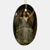 Ornement En Céramique Circe Offering the Cup to Ulysses par JW Waterhous (Droite)