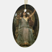 Ornement En Céramique Circe Offering the Cup to Ulysses par JW Waterhous (Gauche)