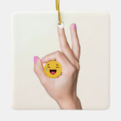 Ornement En Céramique Circle Game Ok Vous A Obtenu (Devant)