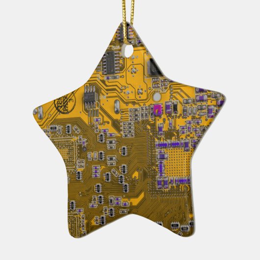 Ornement En Céramique Circuit imprimé circuit imprimé circuit circuit ci (Gauche)