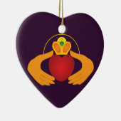 Ornement En Céramique Claddagh (Droite)