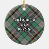 Ornement en céramique Clan Craig Tartan (Dos)