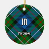 Ornement en céramique Clan Ferguson Tartan (Devant)