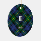 Ornement en céramique Clan Gordon Tartan (Droite)