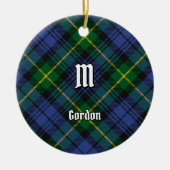 Ornement en céramique Clan Gordon Tartan (Devant)