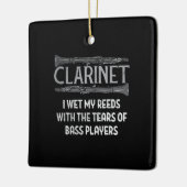Ornement En Céramique Clarinet (Gauche)