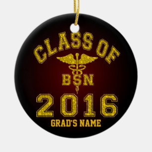 Ornement En Céramique Classe de 2016 BSN