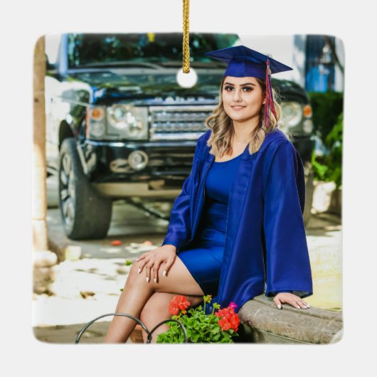 Ornement En Céramique Classe ornementale de 2025 (Dos)