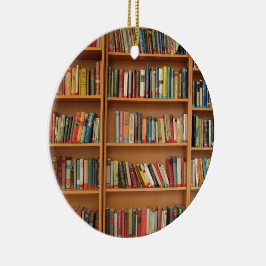 Ornement En Céramique Classic book shelf pattern (Droite)