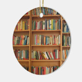 Ornement En Céramique Classic book shelf pattern (Gauche)