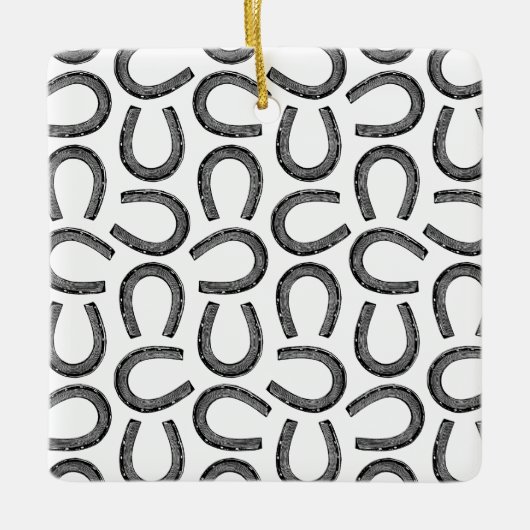 Ornement En Céramique Classique des fers à cheval d'antiquité COULEUR PE (Devant)