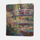 Ornement En Céramique Claude Monet - Eau Lily étang, Harmonie rose (Gauche)