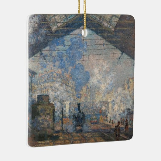 Ornement En Céramique Claude Monet - Gare Saint-Lazare Vue extérieure (Droite)