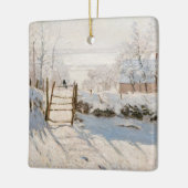 Ornement En Céramique Claude Monet - Le Magpie (Gauche)