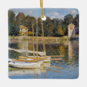 Ornement En Céramique Claude Monet - Le Pont d'Argenteuil