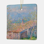 Ornement En Céramique Claude Monet - Maison de jardinier à Antibes (Gauche)