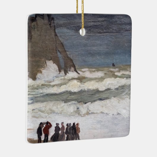 Ornement En Céramique Claude Monet - Mer Noire à Etretat (Droite)