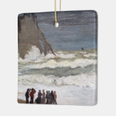 Ornement En Céramique Claude Monet - Mer Noire à Etretat (Gauche)