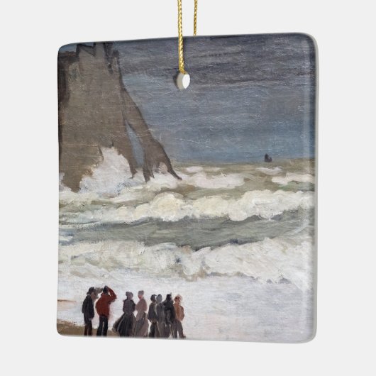 Ornement En Céramique Claude Monet - Mer Noire à Etretat (Gauche)