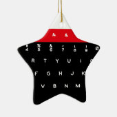 Ornement En Céramique Clés de clavier micro de BBC (Droite)