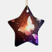 Ornement En Céramique Clowing Night Butterflies (Droite)