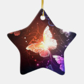 Ornement En Céramique Clowing Night Butterflies (Dos)