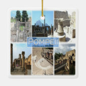 Ornement En Céramique CMP155 POMPEII les ruines, Pompéi, Campanie, (Dos)