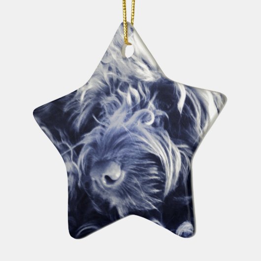 Ornement En Céramique Cockapoo (Gauche)