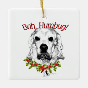Ornement En Céramique Cocker Spaniel Bah Humbug