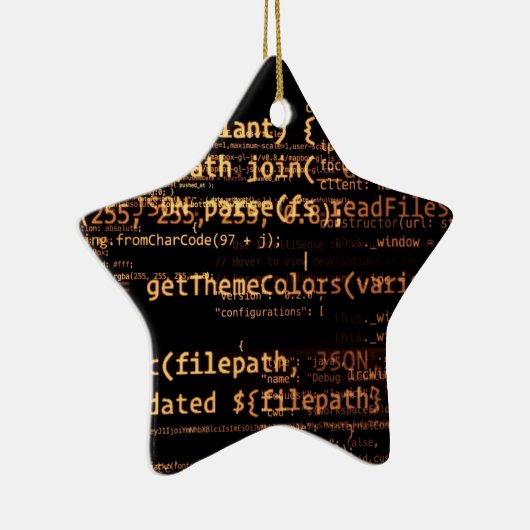 Ornement En Céramique Code informatique (Droite)