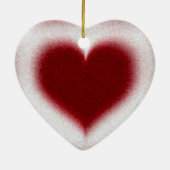 Ornement En Céramique Coeur en cristal (Dos)