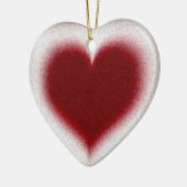 Ornement En Céramique Coeur en cristal (Gauche)