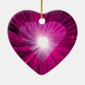 Ornement En Céramique Coeur rose (Dos)