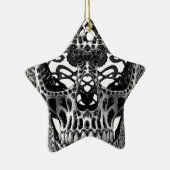 Ornement En Céramique Coeurs de crâne (Droite)