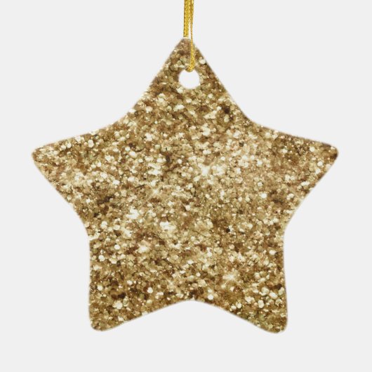 Ornement En Céramique Coeurs d'or Sparkle Purple Parties scintillant cit (Dos)