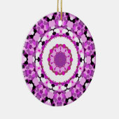 ORNEMENT EN CÉRAMIQUE COEURS ET FLEURS (Droite)