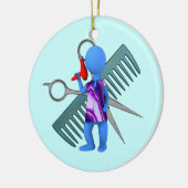 Ornement En Céramique coiffeur (Gauche)