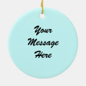 Ornement En Céramique coiffeur (Dos)