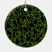 Ornement En Céramique Collage de planchistes (Dos)