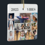 Ornement En Céramique Collage photo 9<br><div class="desc">Créez votre propre 9 Photo Collage Ornament en céramique ! Personnalisé avec votre propre texte. Vous pouvez customiser cette conception en cliquant sur le bouton "Modifier les détails" si vous le souhaitez.</div>