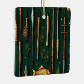 Ornement En Céramique Collection de pêche (Droite)